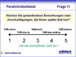 Fragetyp Multiple Choice - Buchstaben